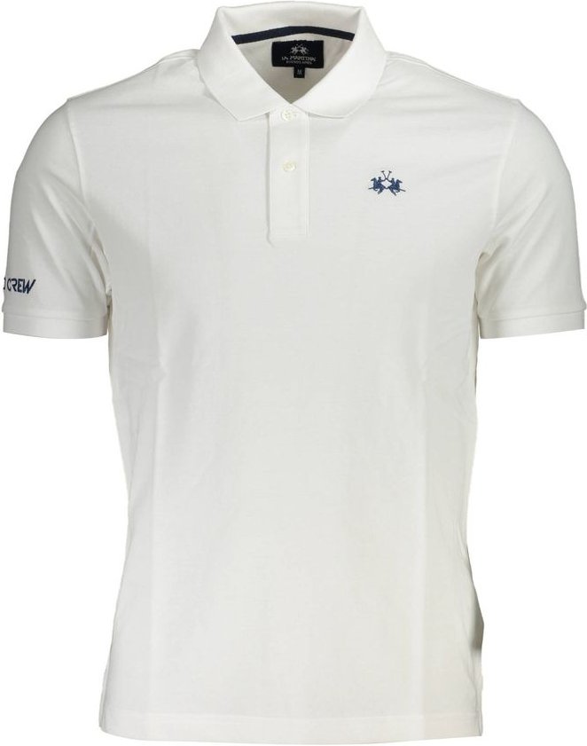 La Martina Bianco Baumwoll Herren-Polo
