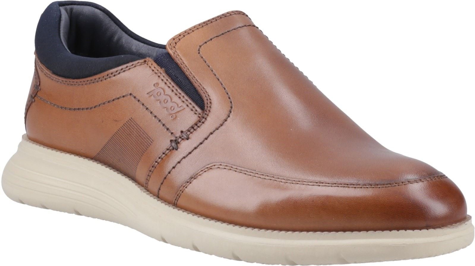 Pod Holden Leder/Textil Herren Turnschuhe Cognac