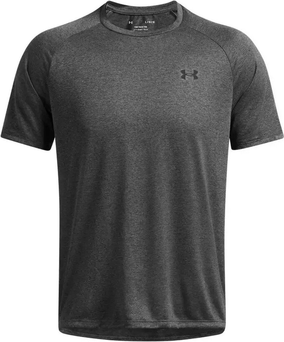 Under Armour - "Tech" T-Shirt für Herren kurzärmlig (Burgfelsengrau/Grau)