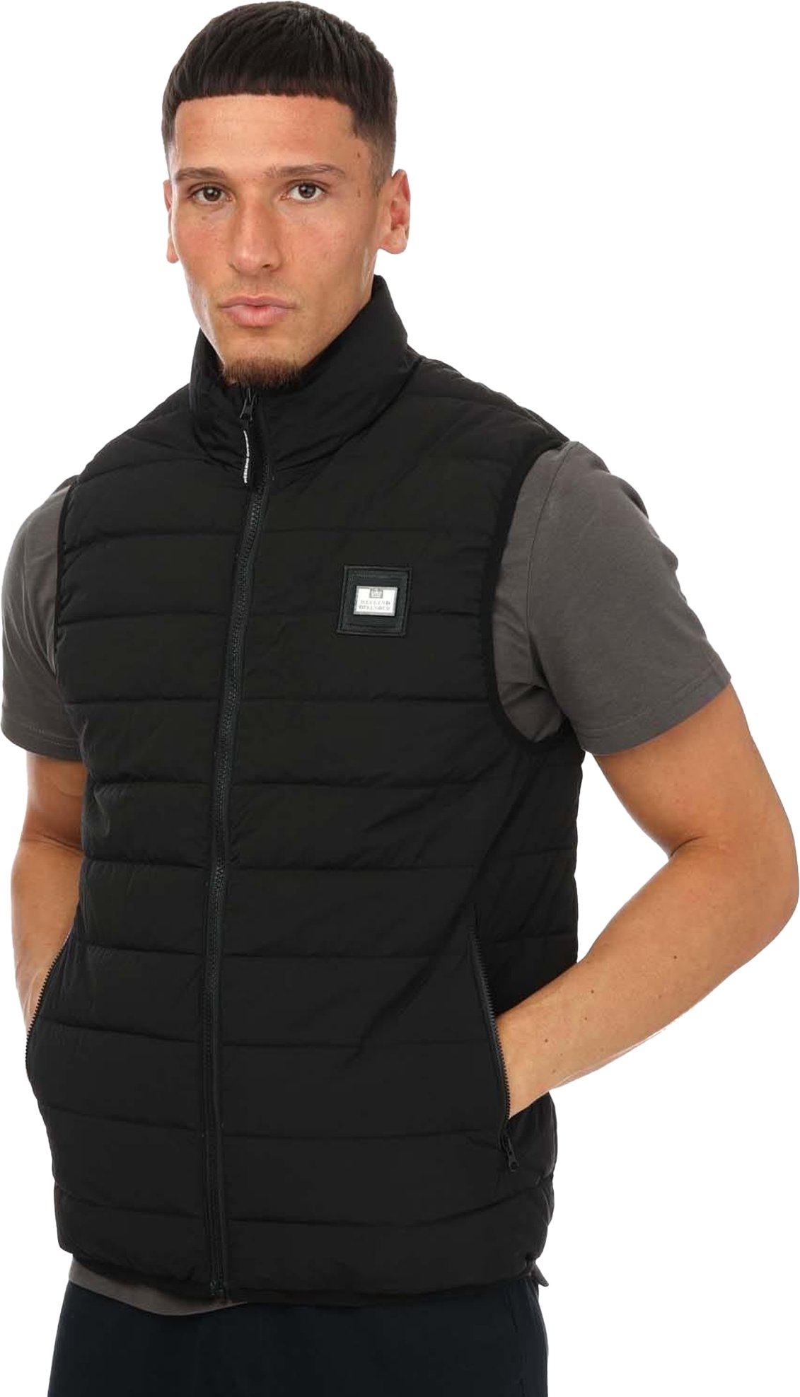 Weekend Offender - "Jasper" Weste Wattiert für Herren (Schwarz)