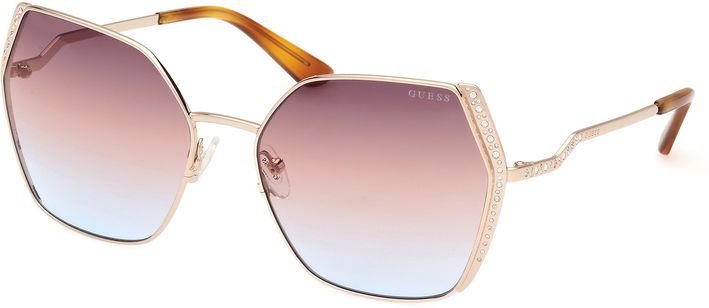 Goldene Metall-Sonnenbrille