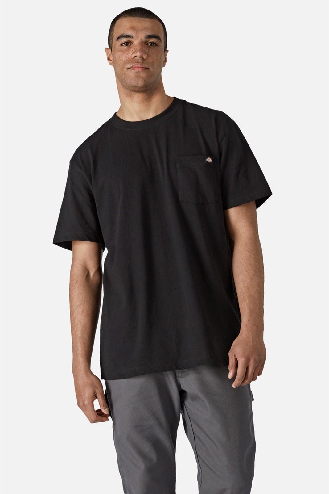 Dickies Kurzarm-Baumwolle Herren Schwarz