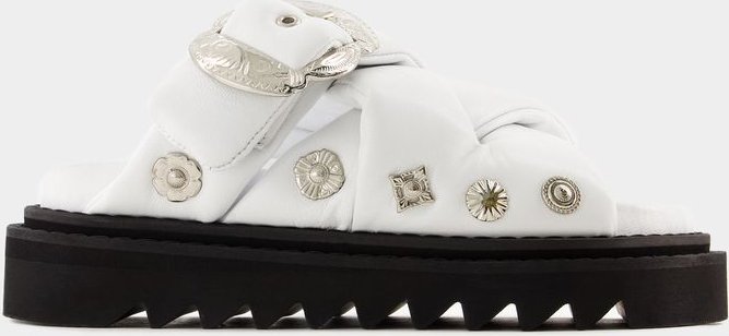 Sandalen Aj1317 - Toga Pulla - Leder - Weiß