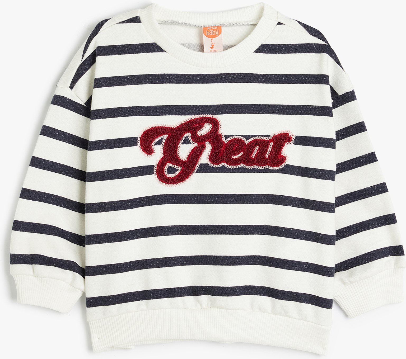 Koton Sweatshirt Rundhalsausschnitt Mit Stickerei Sweatshirt