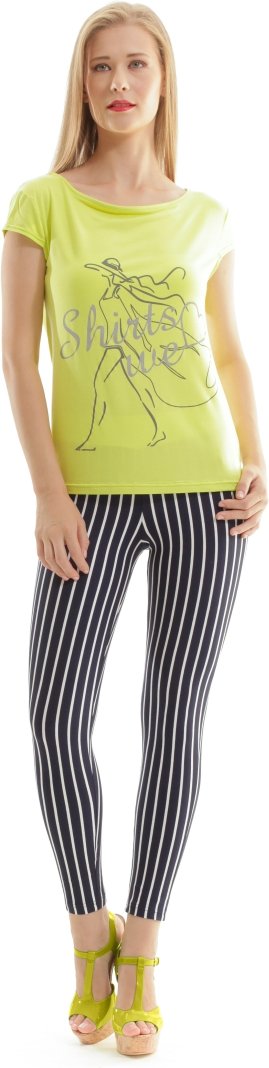 Bedrucktes Oberteil mit langen Ärmeln