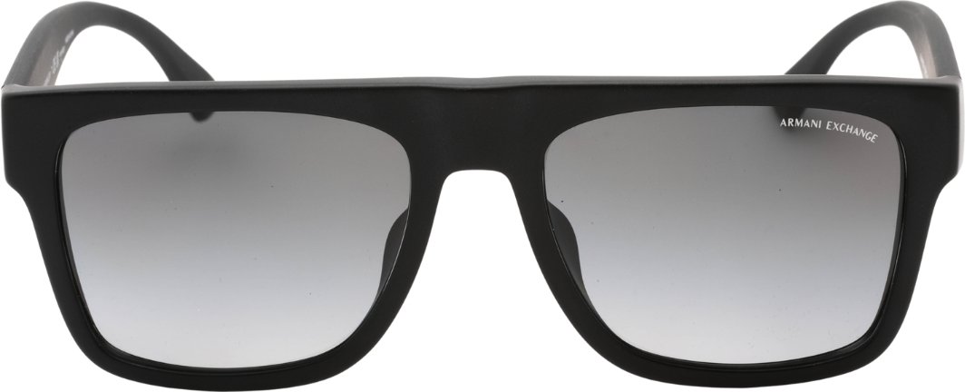 Armani Exchange Sonnenbrille mit grauen Verlaufsgläsern und mattschwarzen Gläsern