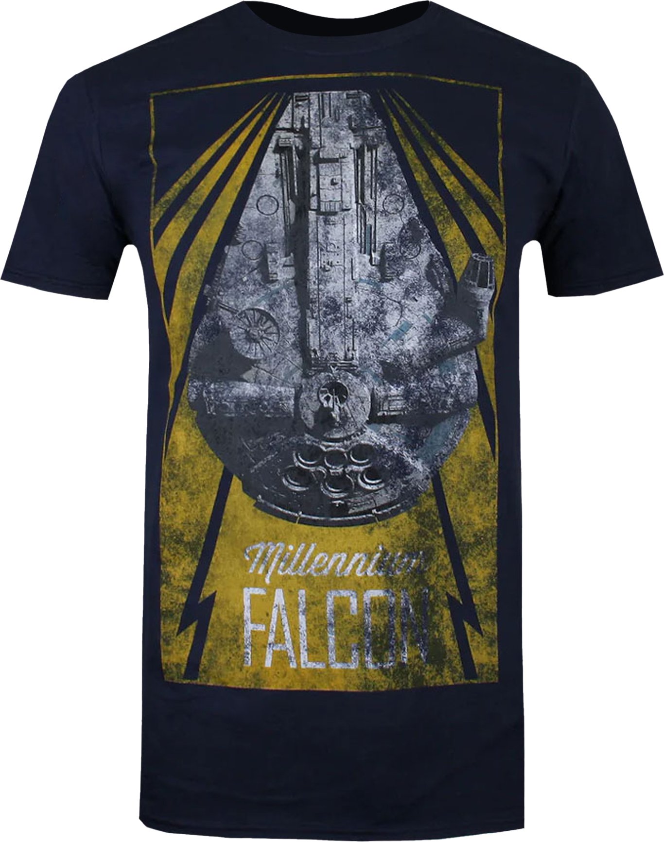 Star Wars - T-shirt MILLENNIUM FALCON - Homme (Bleu marine)