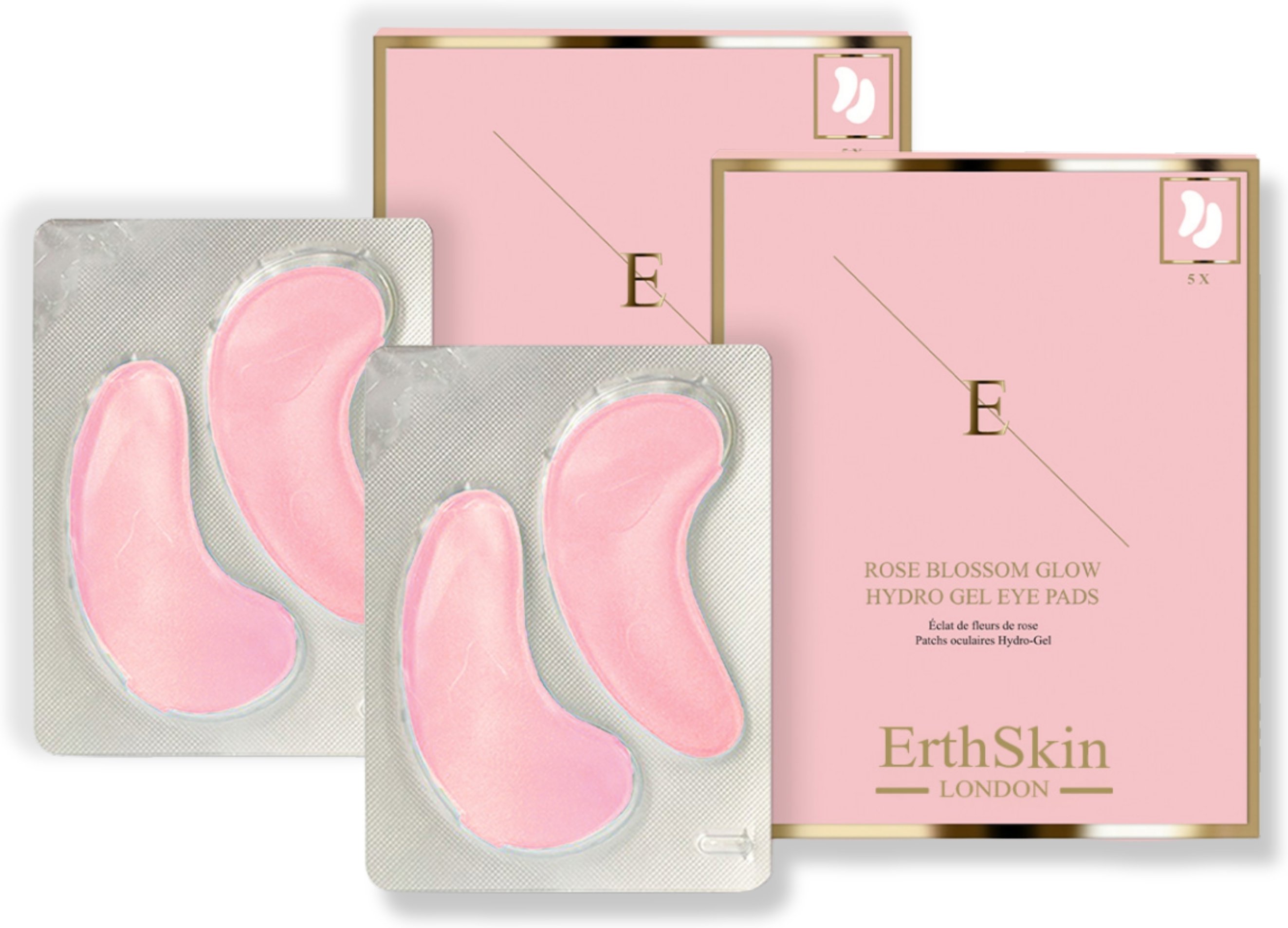 Thumbnail - 2x Rose Blossom Glow Hydro-Gel Augenpads 5 X 2