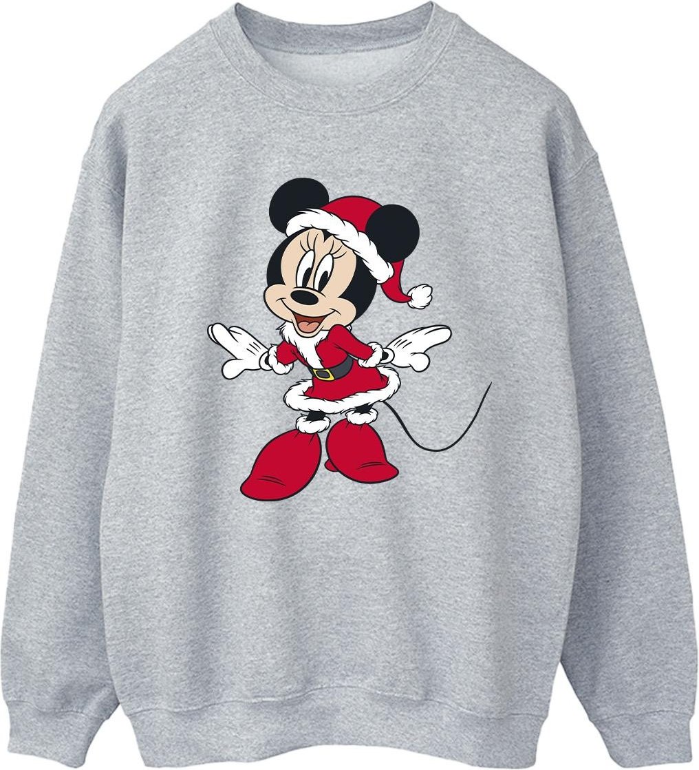 Disney - Sweatshirt für Damen - weihnachtliches Design (Sportgrau)