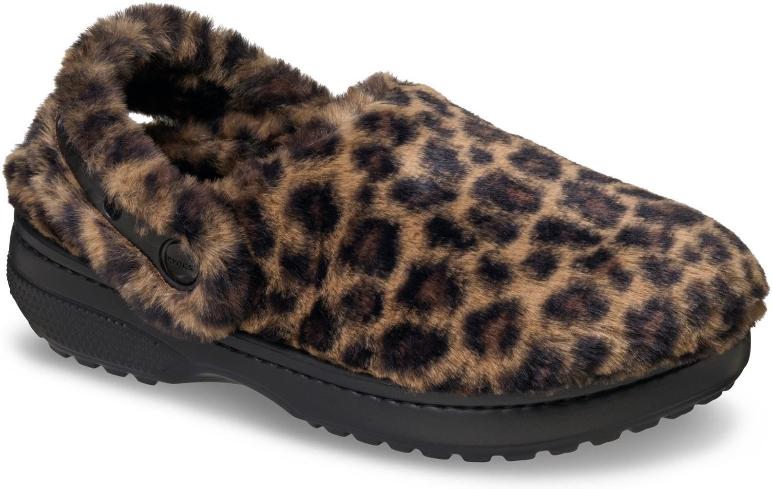 Crocs Classic Unfurgettable Clog Polyester-Mischung Frauen Leopard Clogs