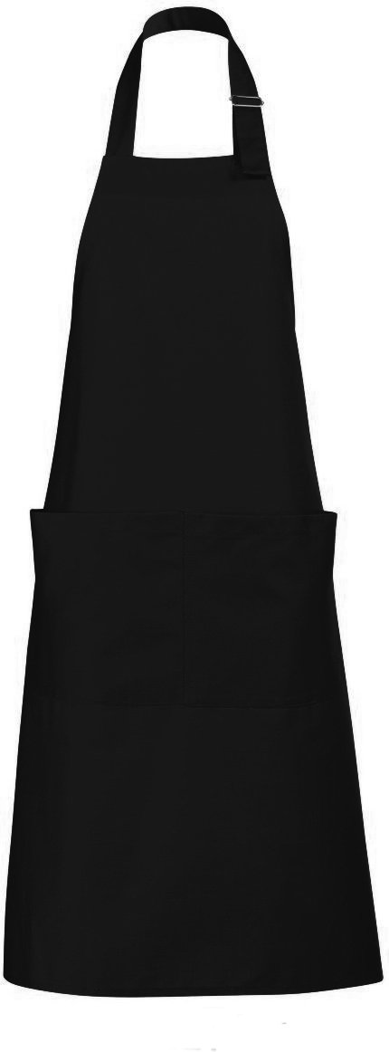 SOLS Unisex Gala Gastro-Schürze, lang (Schwarz)