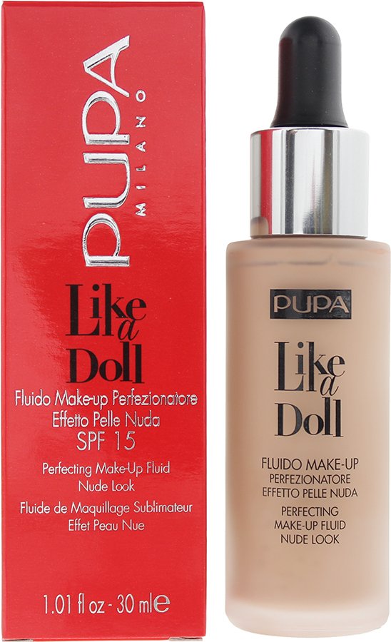 Pupa Like A Doll 30 Natürliches Beige Flüssige Foundation 30ml