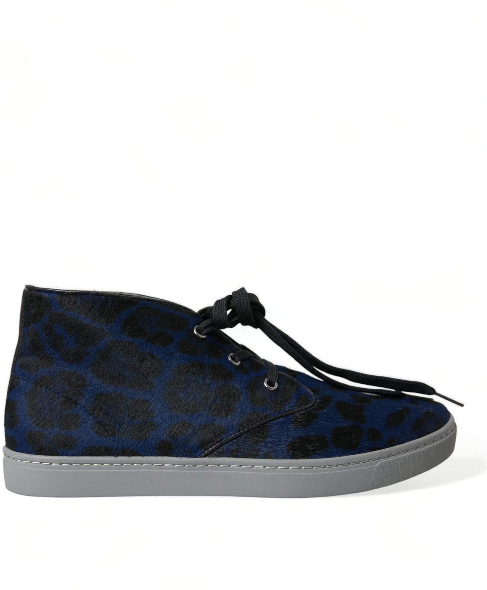 Leopard-Print High-Top Sneakers