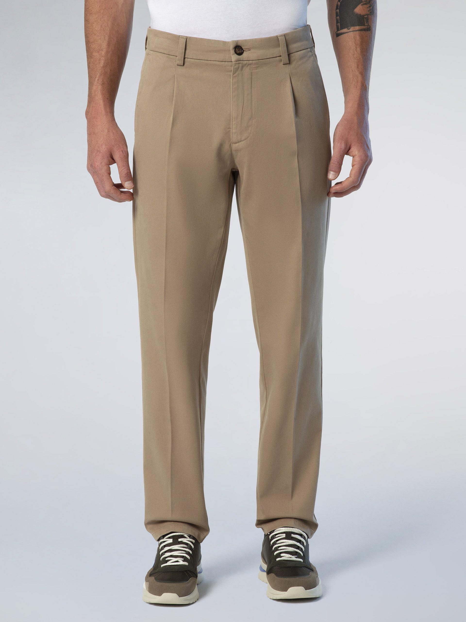 North Sails Chinos Defender Pleated Gabardine