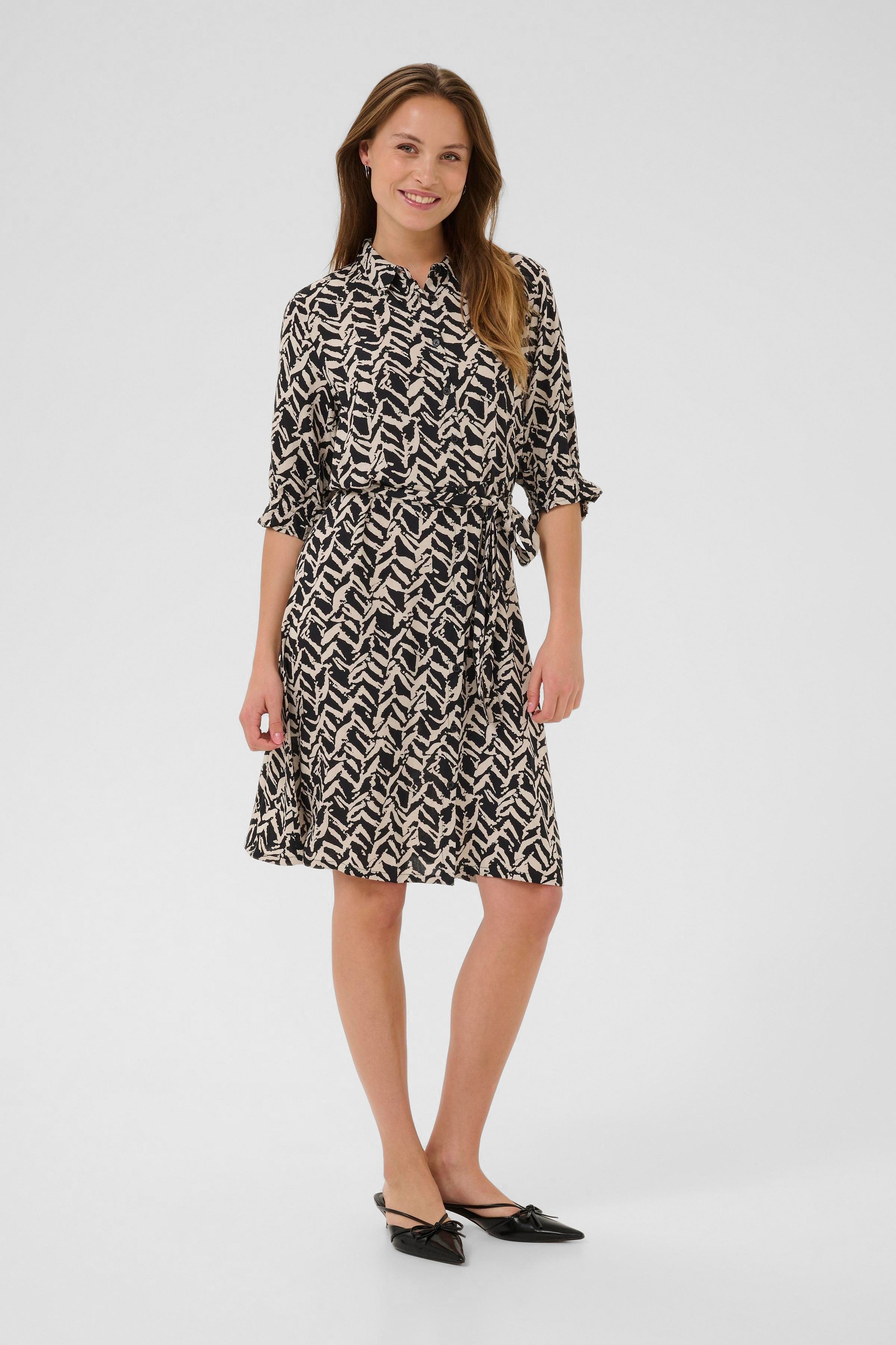 Kleid KAdina Regular fit black offwhite