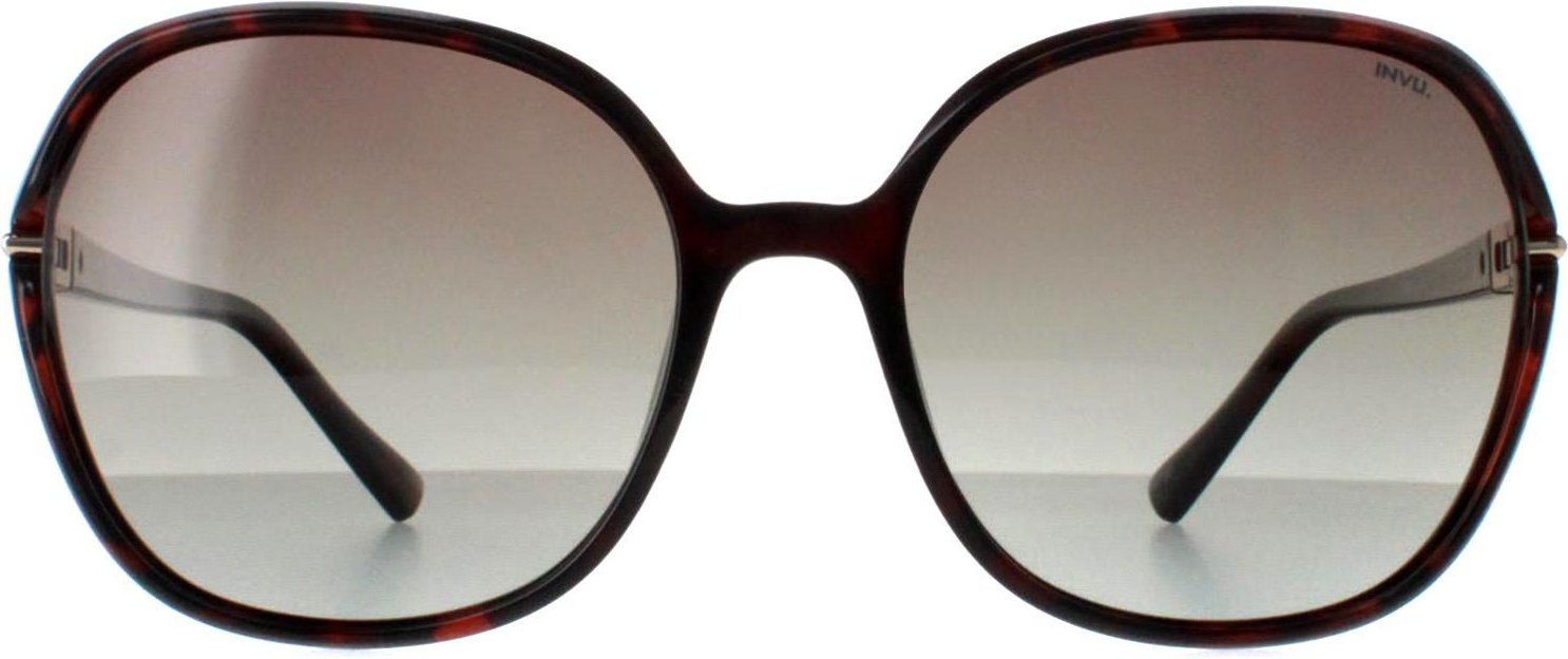 INVU Square Womens Warm Demi Braun Schildkröte Braun Polarisiert B2114