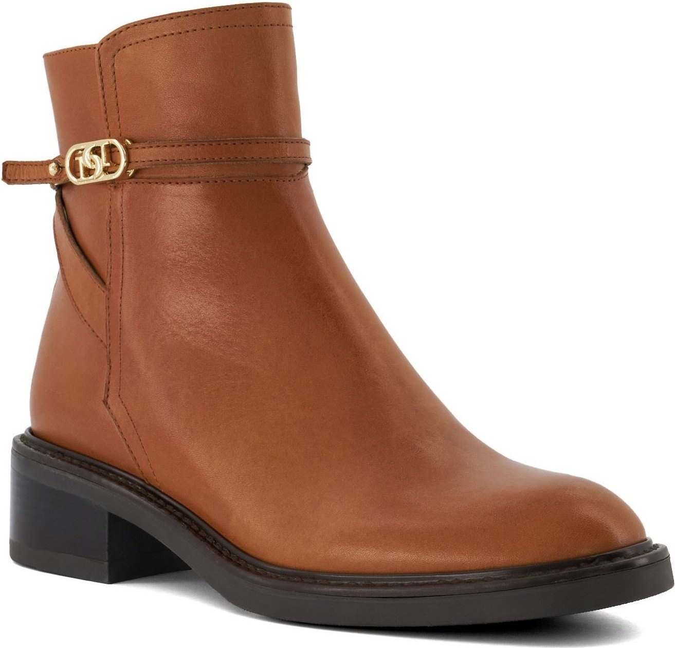 Dune Praising Leder Damen Tan Stiefel