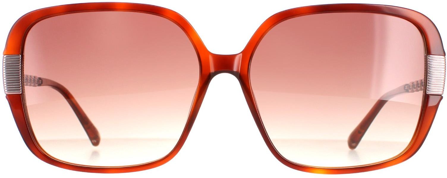 Thumbnail - Ted Baker Square Womens Tortoise Braun Braun Gradient TB1616 Indi
