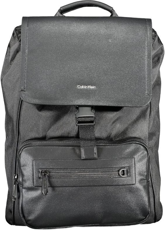 Calvin Klein Nero Polyester Herren Rucksack