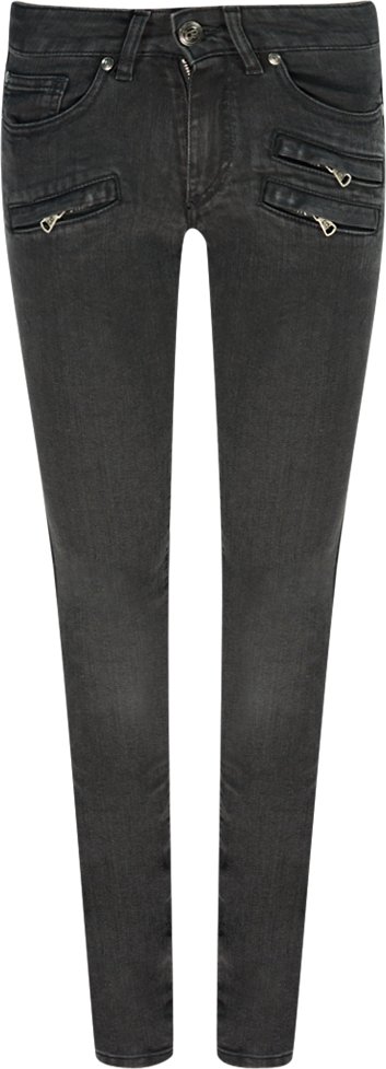 Balmain FP5359J935B Schwarze Jeans