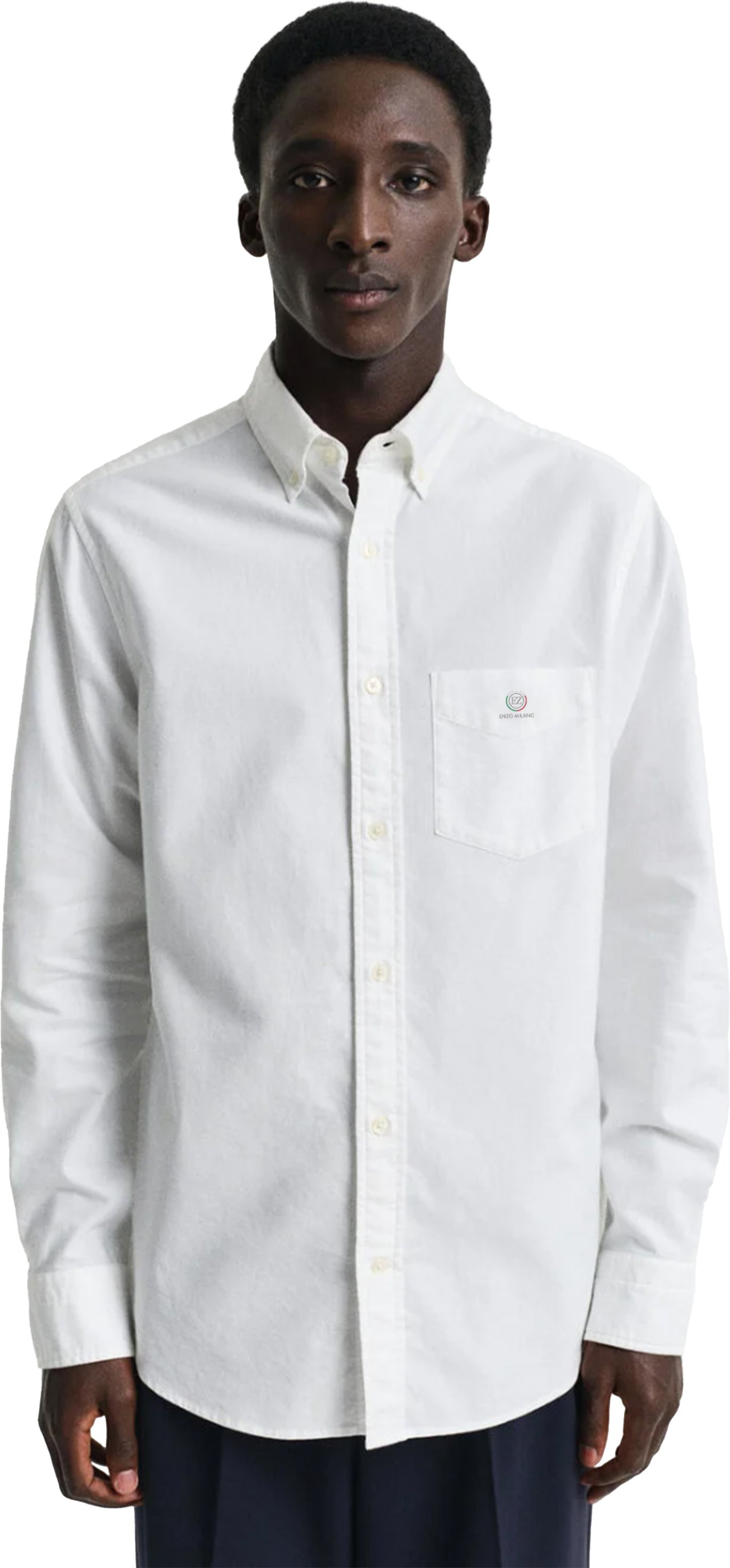 Thumbnail - Enzo | Herren Regular Fit Oxford Hemd