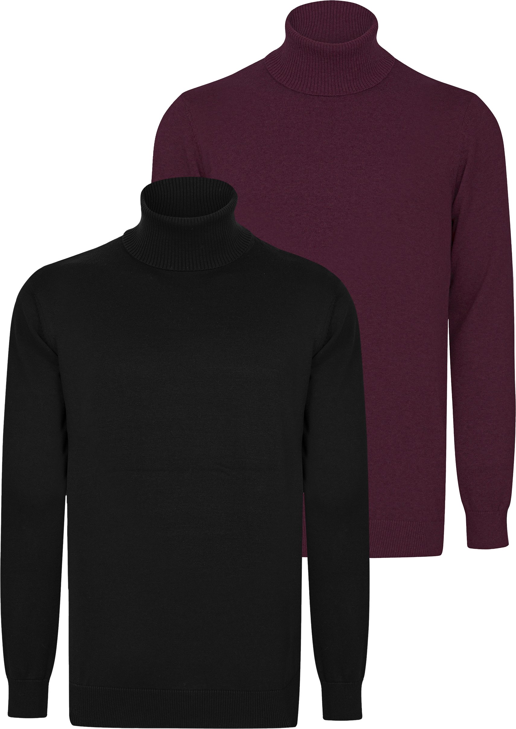 Pullover Rollkragenpullover 2Er-Pack