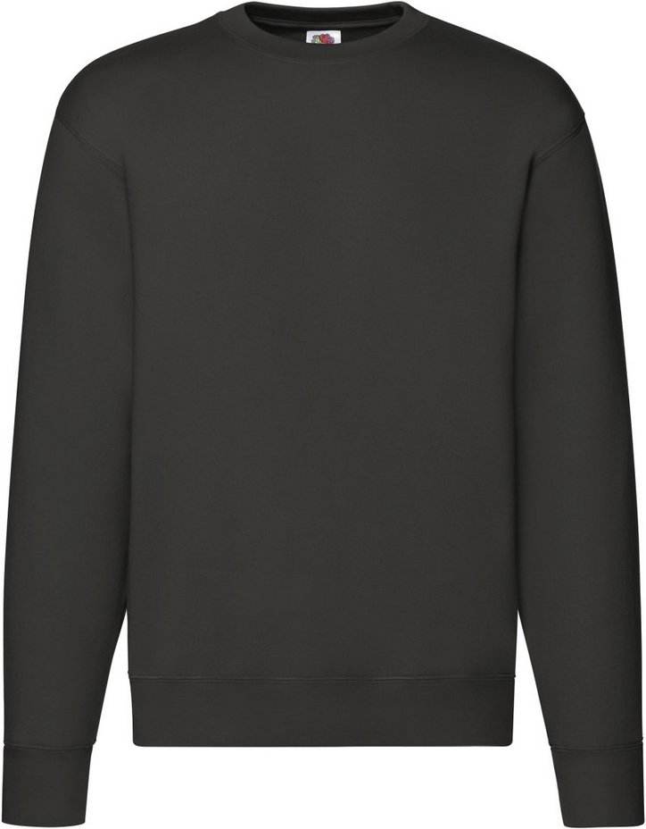 Fruit of the Loom Herren Premium Set-in Sweatshirt (Holzkohle)