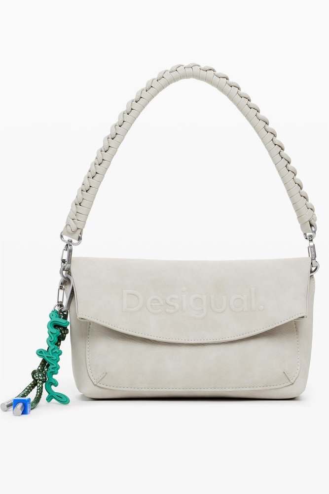 Thumbnail - Desigual Beiger Polyurethan Damenhandtasche