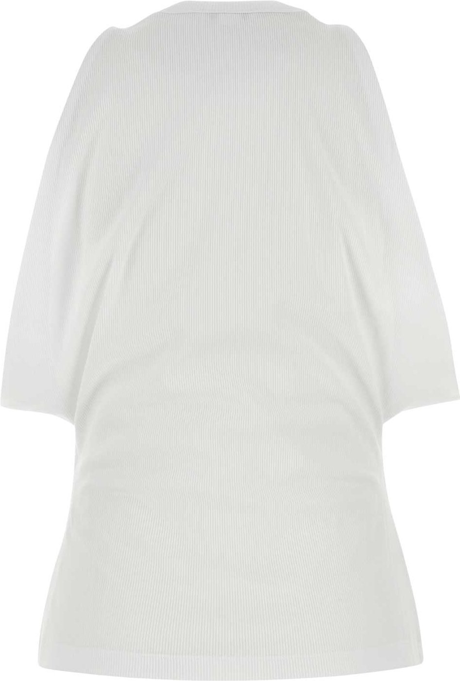 Weißes Stretch-Cotton-Top