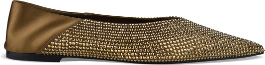 Saint Laurent Pantoletten Nour 05 Gold