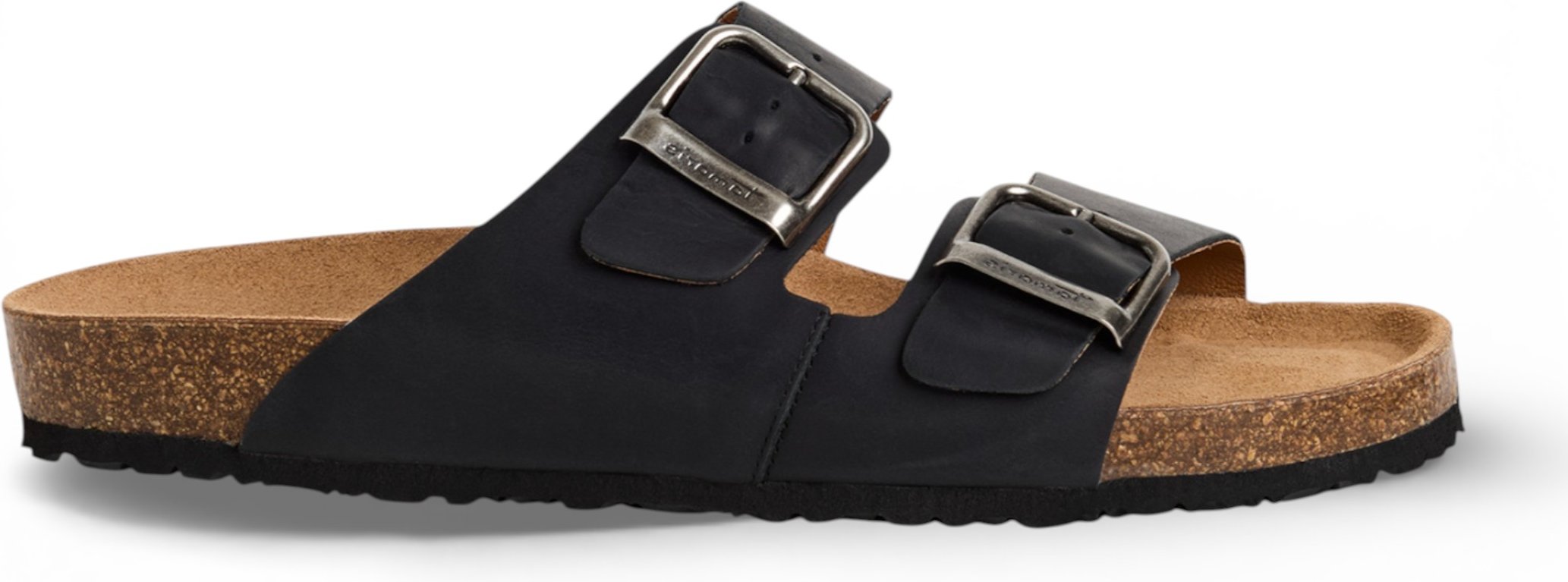 Tamaris Herren-Sandalen aus schwarzem Leder mit Fußbett