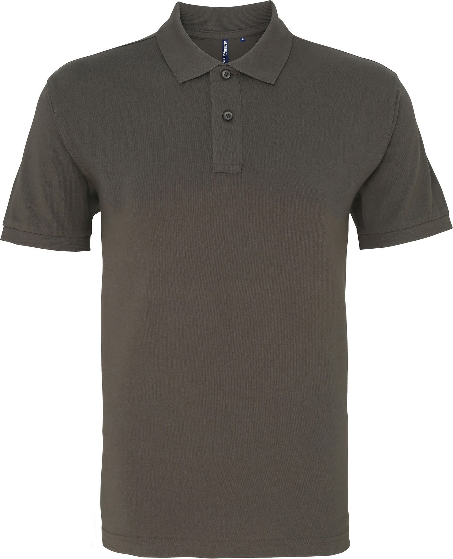 Asquith & Fox Herren Polohemd mit kurzen Ärmeln (Schiefer)