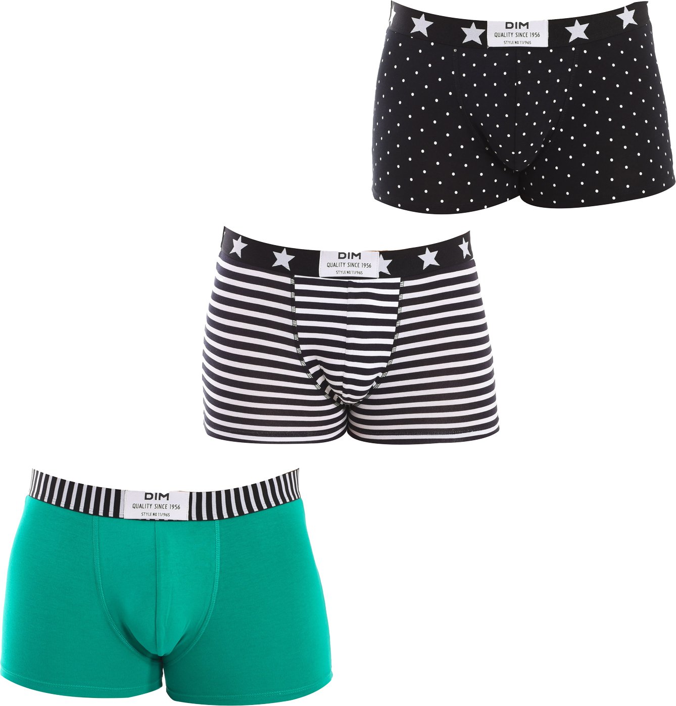 Pack-3 nahtlose Mode Boxershorts D0C6D Mann