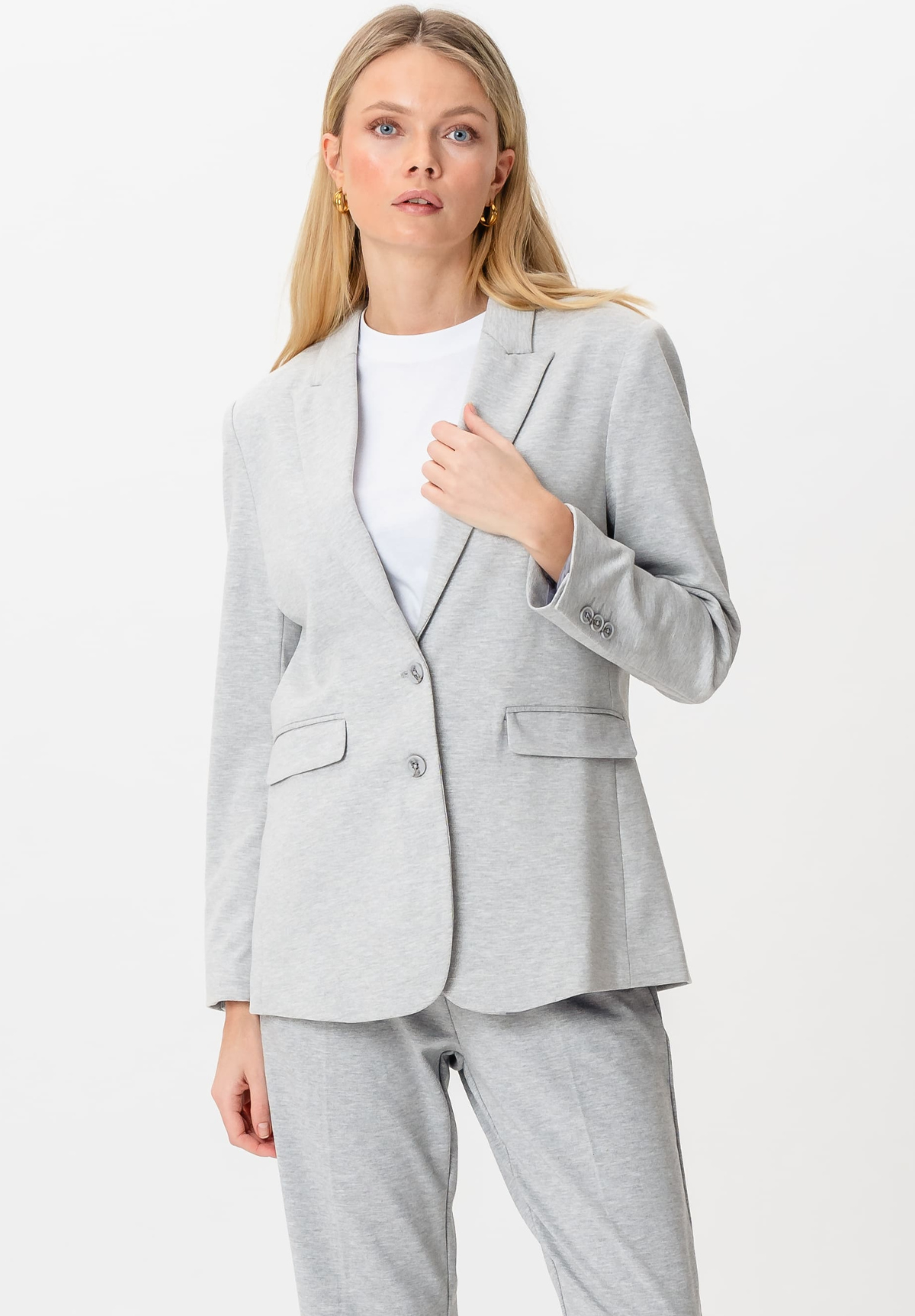 Performance-Blazer – Hellgrau