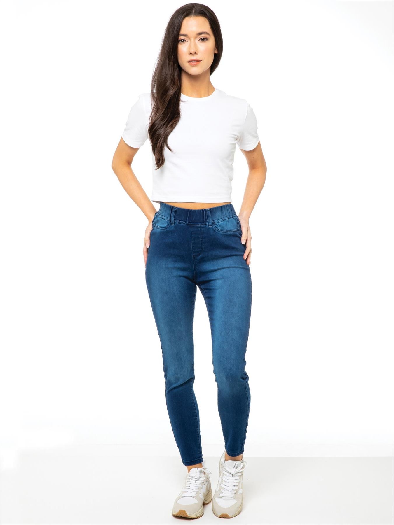 Enzo Womens Skinny Jeggings