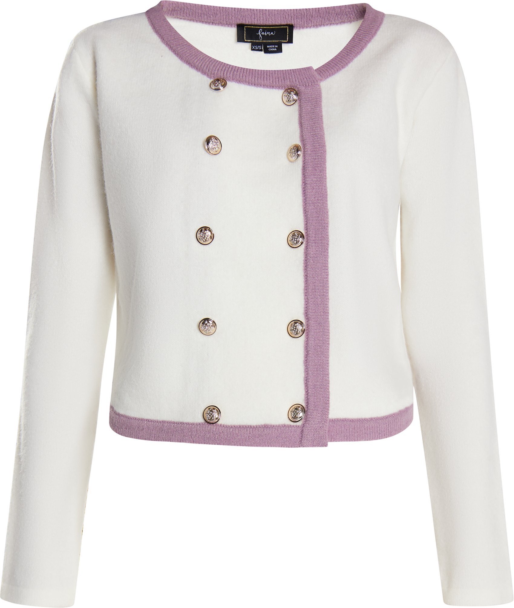 Thumbnail - Faina Strickjacke Damen weiss