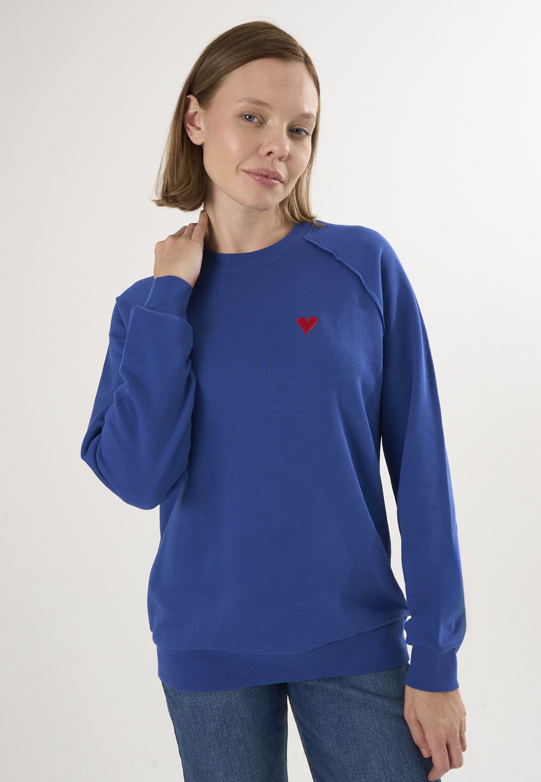 Sweatshirt Basic Rundhals Sweatshirt