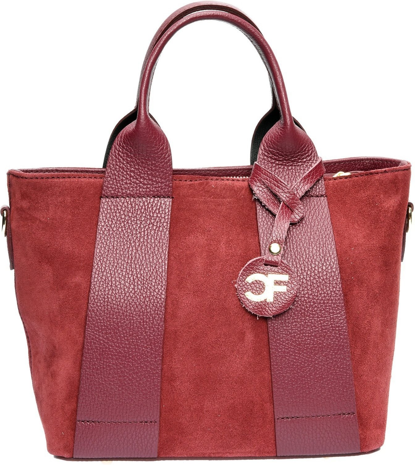 Carla Ferreri Violette Ledertasche