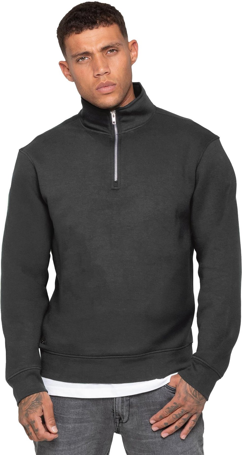 Enzo Milano | Herren Halbzip Sweatshirt
