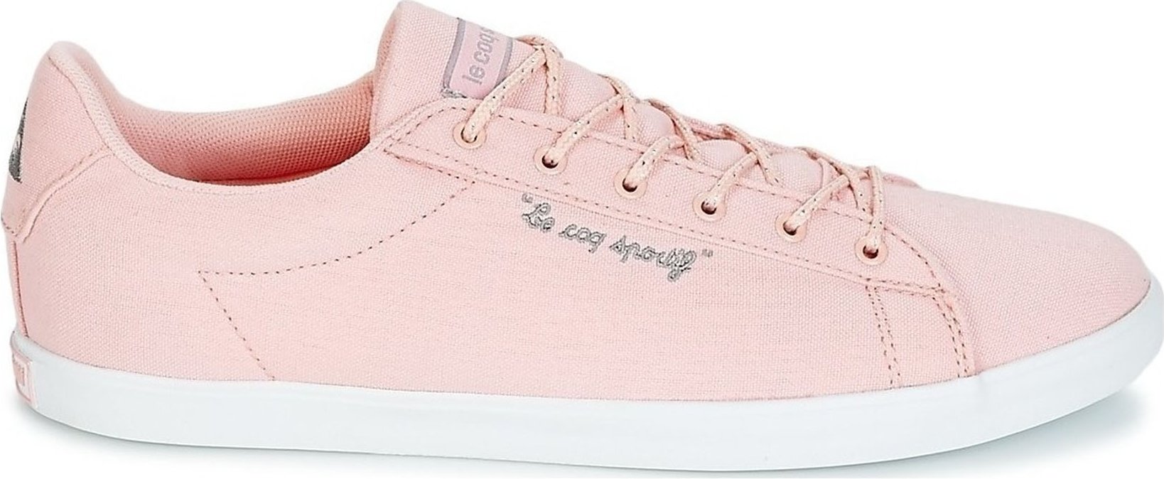 Le Coq Sportif Achat lo CVS Metallic Womens Pink Plimsolls