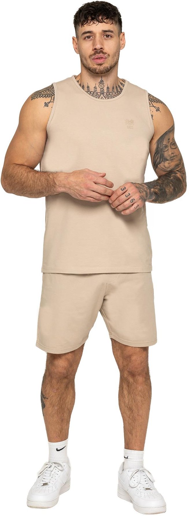 Enzo | Herren Gym-Trainingsanzug mit Weste und Shorts