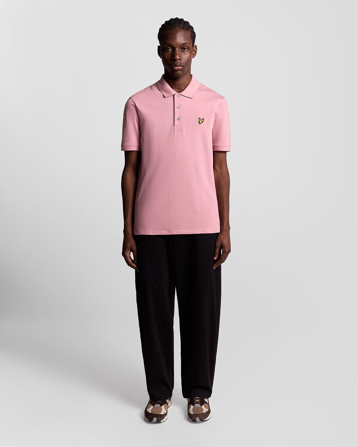 Lyle & Scott Baumwoll-Polohemd - Pink