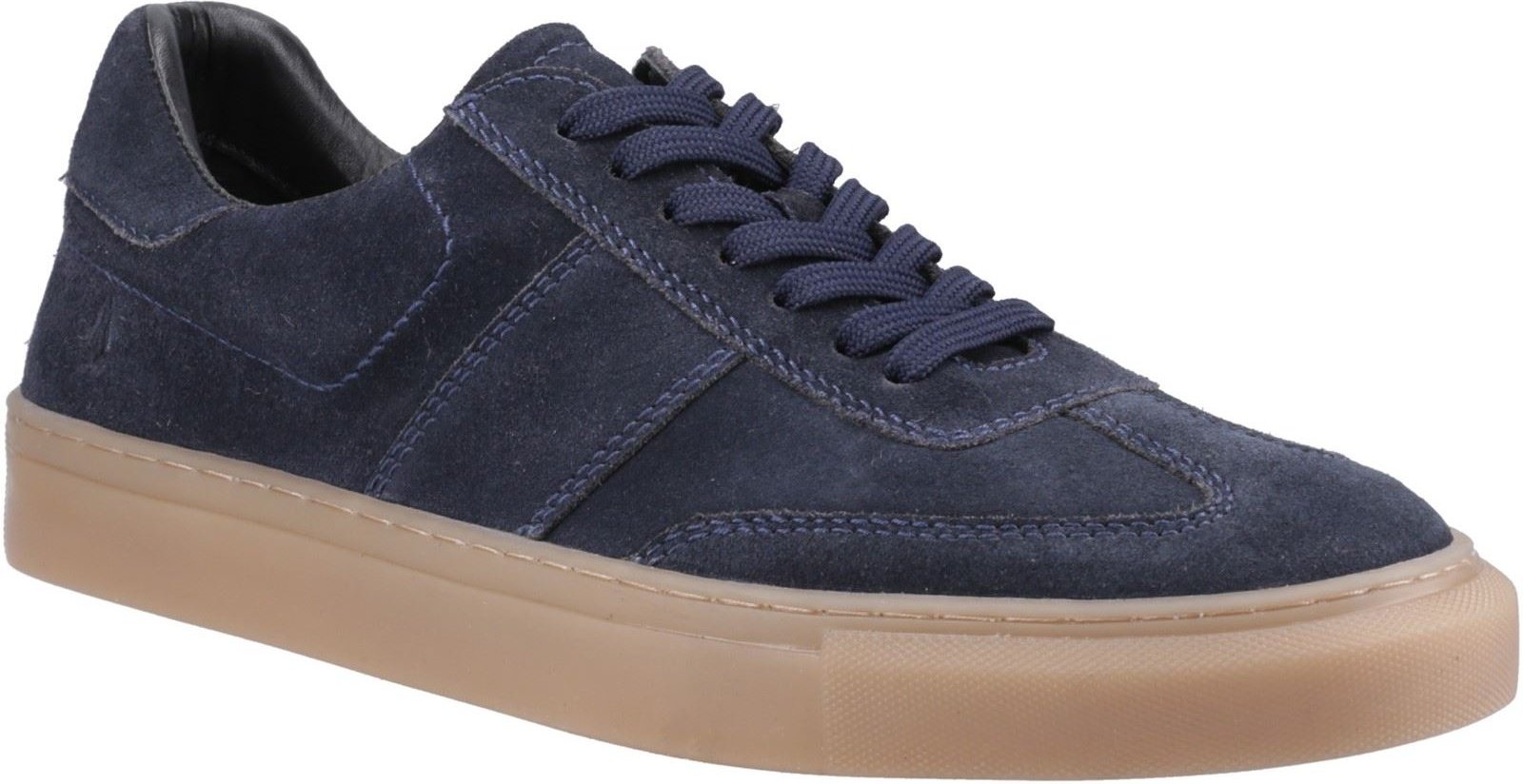 Thumbnail - Hush Puppies Riley Wildleder Herren Sneakers in Marineblau