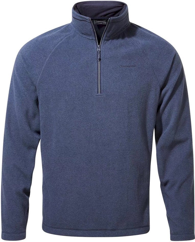 Craghoppers - "Corey VI" Fleece-Oberteil, mit halbem Reißverschluss für Herren (Marineblau meliert)