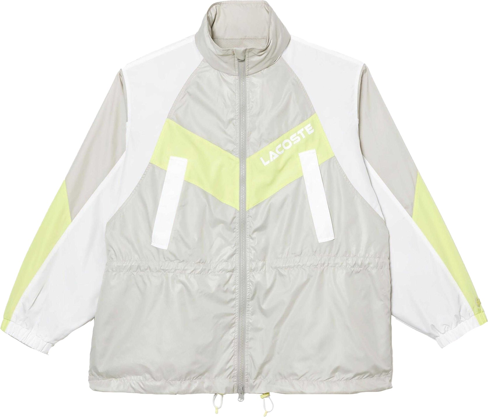 Lacoste - Jacke für Damen, mit Kapuze, Übergroß (Grau)