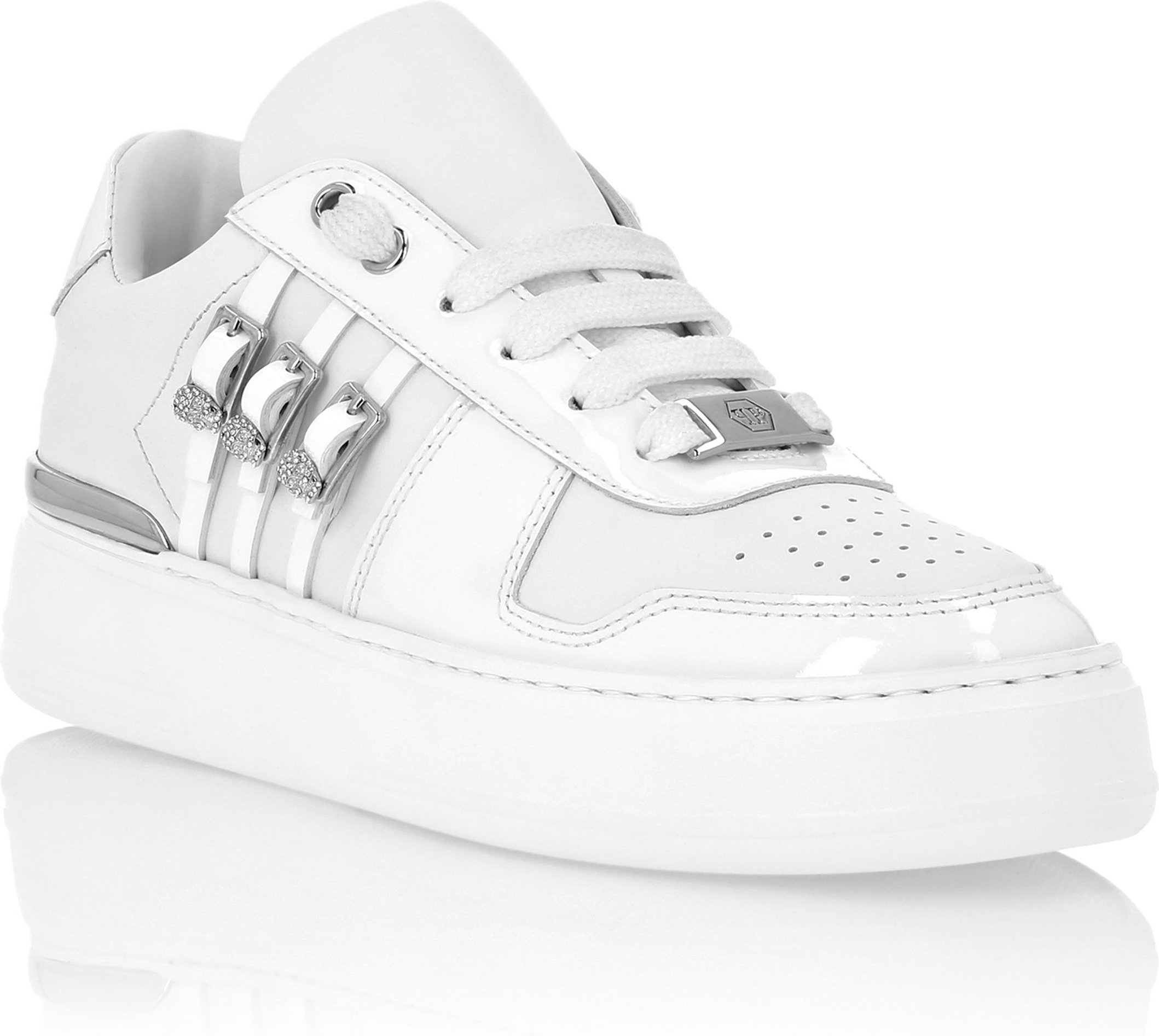 Low Top Sneakers Belts Skull