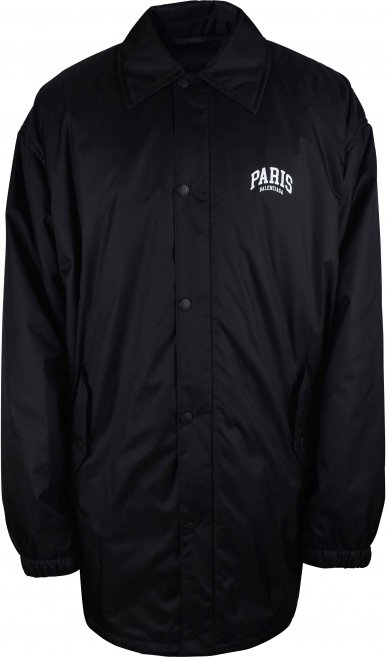 Balenciaga Wasserdichte Jacke Schwarz