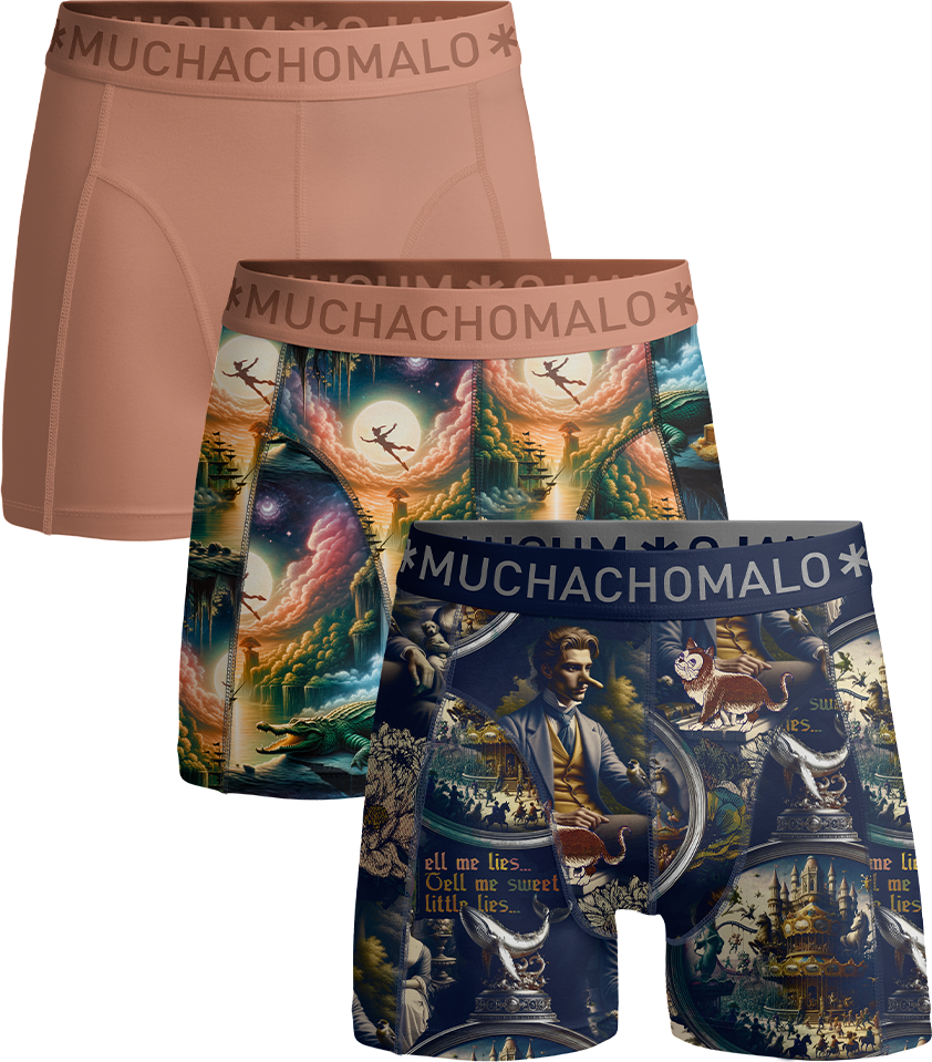 Thumbnail - Muchachomalo Herren Boxer Shorts - 3er Pack - Herren Unterwäsche