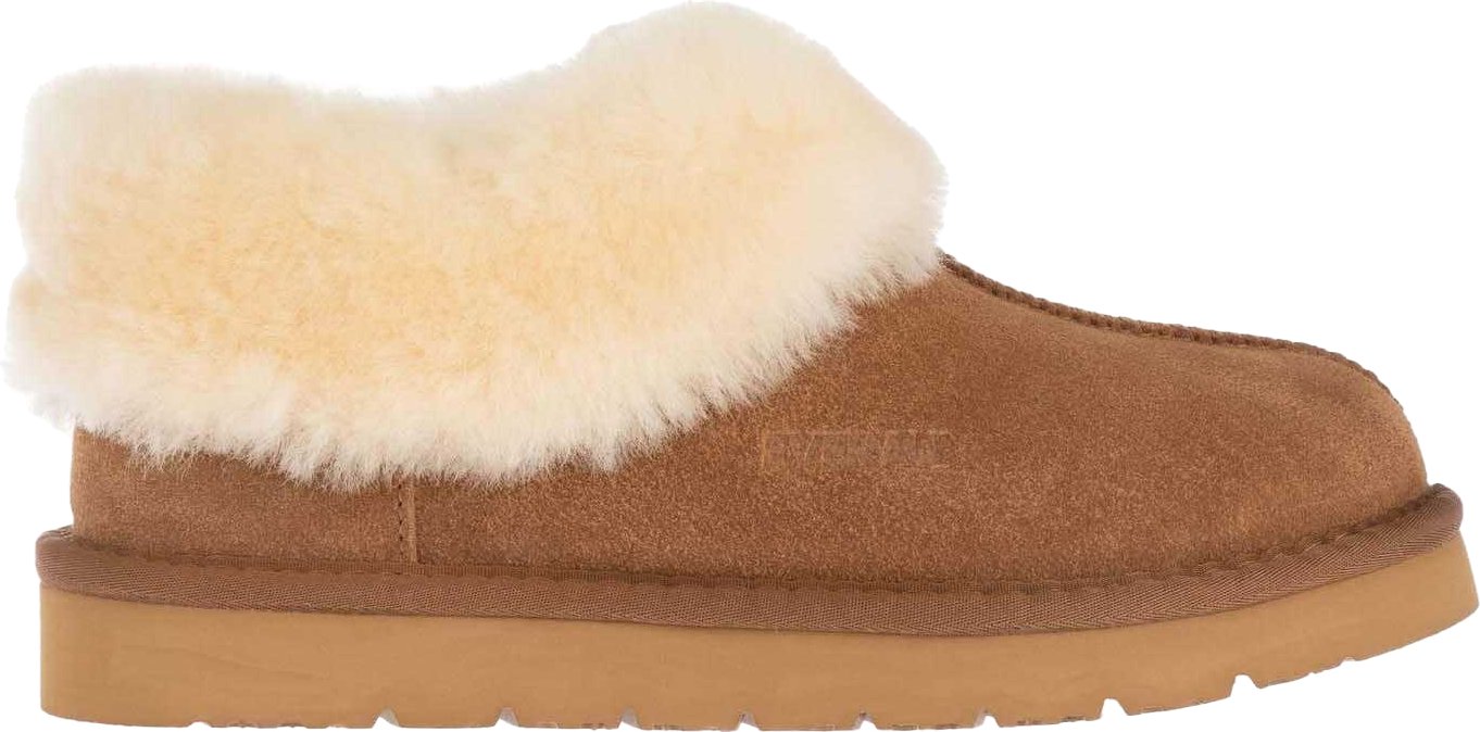 EverAu - "Ibis" Hausschuhe für Damen, Wildleder (Kastanie)