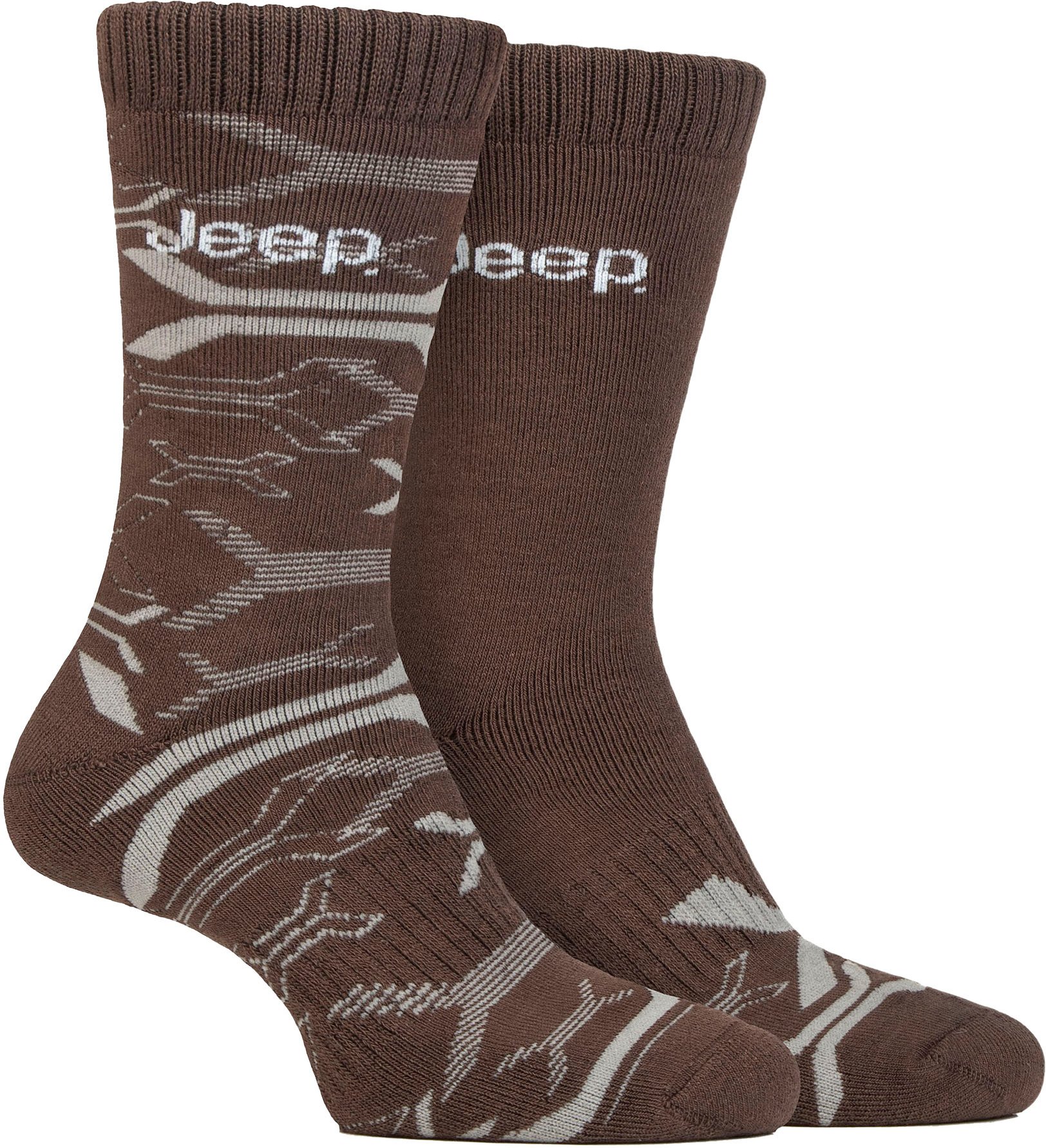 Thumbnail - Mens Bamboo Arbeit Boot Socken | Jeep | weich und atmungsaktiv dicken Heavy Duty gepolstert Socken, stricken gerippt Sti...
